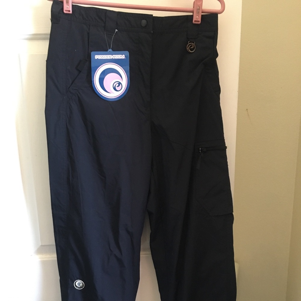 Powder room black ski pants xlarge